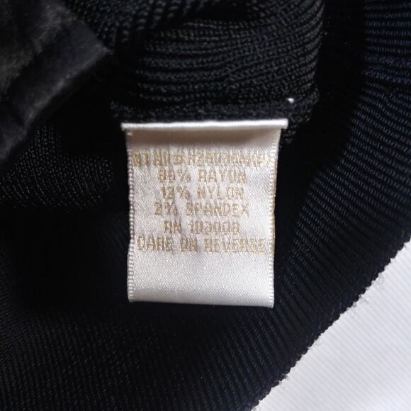 Yuka Black Floral Asymmetrical Waist Tie Sleeveless Top Tall Size T2 - Picture 6 of 8